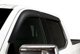 Husky Liners 15-25 Ford F-150 CC & 17-25 F-250/350/450 SD CC Ventvisor Low Pro (4pc) - Matte Blk